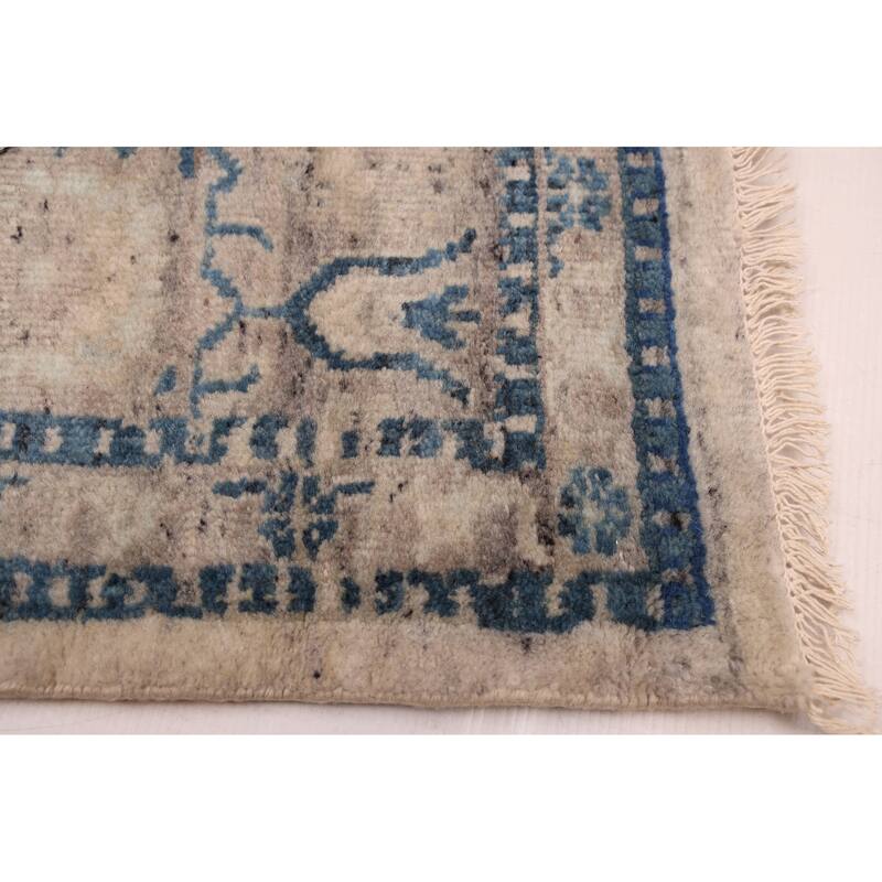 ECARPETGALLERY Hand-knotted Jules Serapi Ivory Wool Rug - 8'2 x 9'10