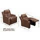 preview thumbnail 12 of 17, Sally Deluxe Kids Recliner Chair with Footrest & 2 Cup Holders