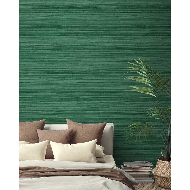 Seabrook Designs Hillside Stringcloth Unpasted Wallpaper