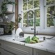 preview thumbnail 11 of 9, Karran Elite WS-35-PK1 Undermount 30" Single Bowl Stainless Steel Workstation Kitchen Sink