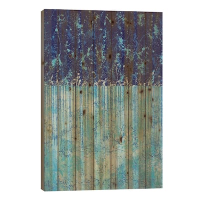 Bubble Over Print On Wood by Nancy Eckels - Multi-Color