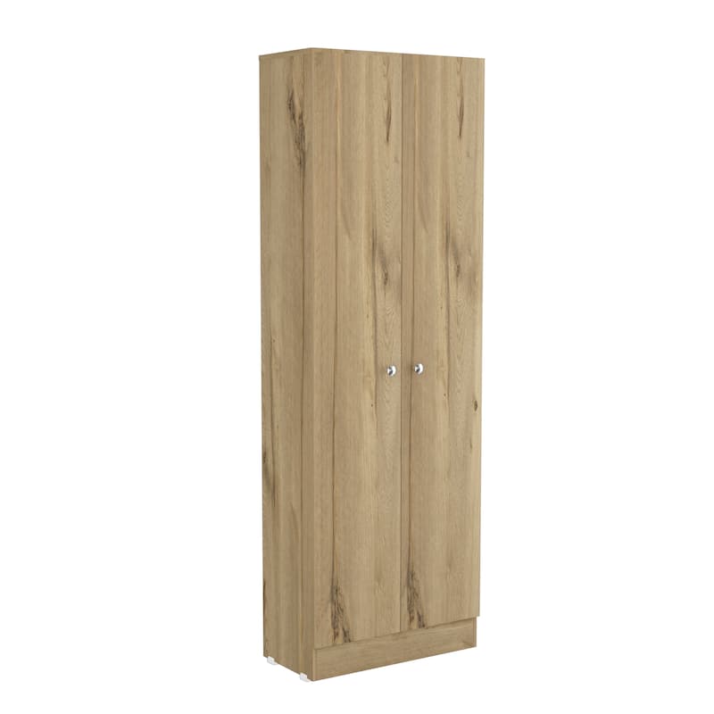 Virginia Double Door Storage Cabinet, Five Shelves
