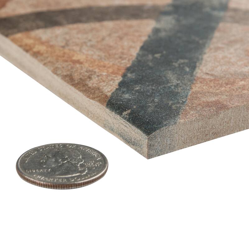 Merola Tile Americana Cleveland 8-3/4" x 8-3/4" Porcelain Floor and Wall Tile