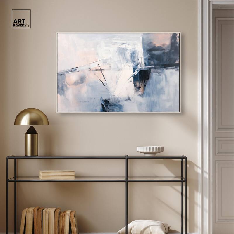 Blue Rapture I Canvas by Art Remedy