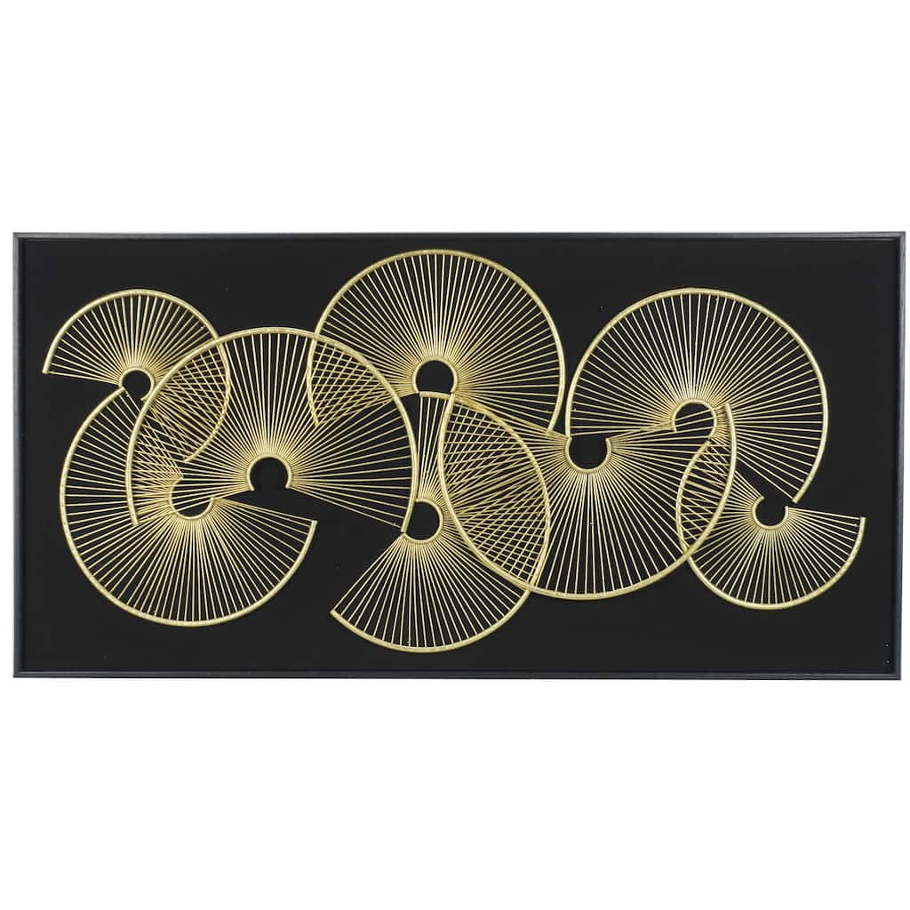 HUJI Grand Abstract Metal Wall Decor