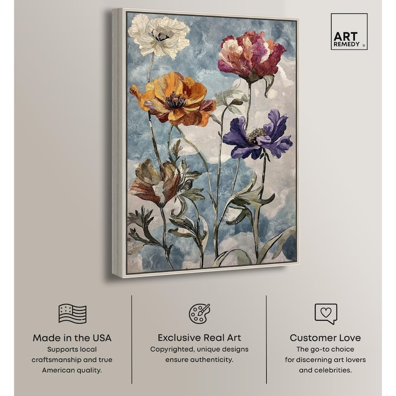Hued Blossom II Canvas by Art Remedy