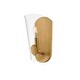 preview thumbnail 1 of 5, Maxim 32351CL Armory 11" Tall Wall Sconce Natural Aged Brass