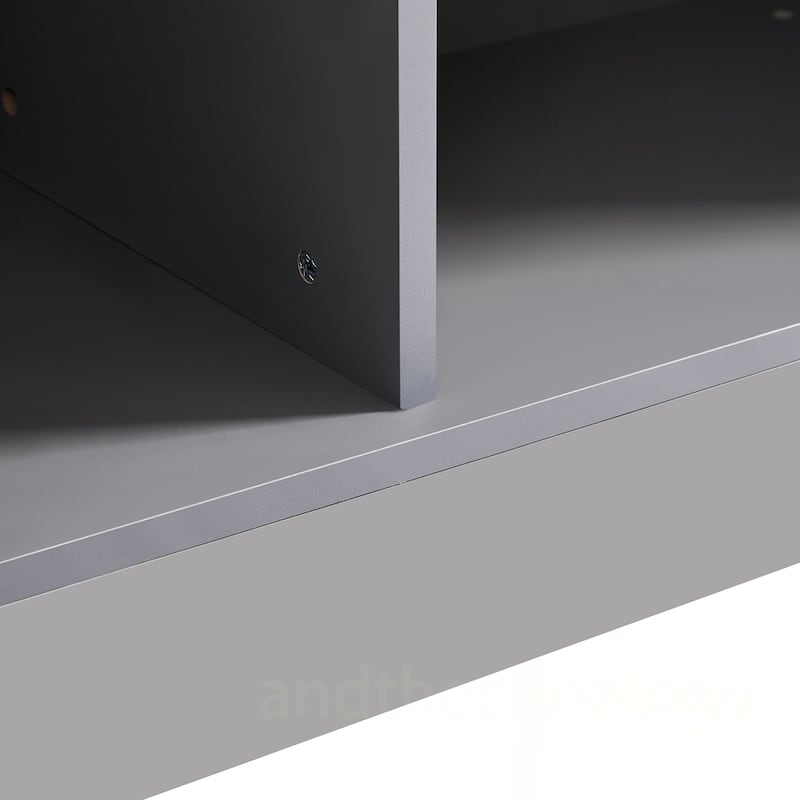 Tempered Glass Door Cabinet With LED Lighting