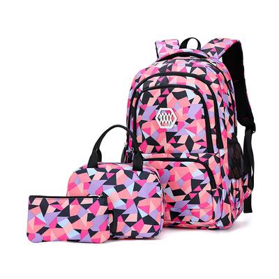 3 in 1 Multipurpose Student Backpack with Lunch Bag and Pencil Bag