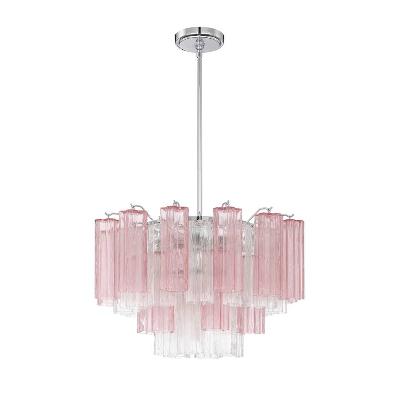 Crystorama Lighting Group ADD-308-SP Addis 9 Light 22" Wide Chandelier