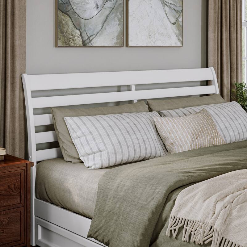 Emelie Platform Bed with Panel Footboard and Storage Drawers