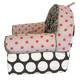 Cotton Tale Raspberry Dot Baby's 1st Chair - Multi