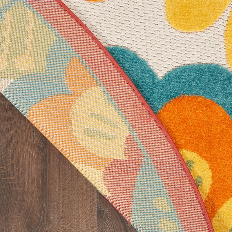 Nourison Aloha Scandinavian Floral Indoor/Outdoor Area Rug