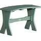 preview thumbnail 31 of 29, Poly Lumber Round Dining Table Set with 28" Benches