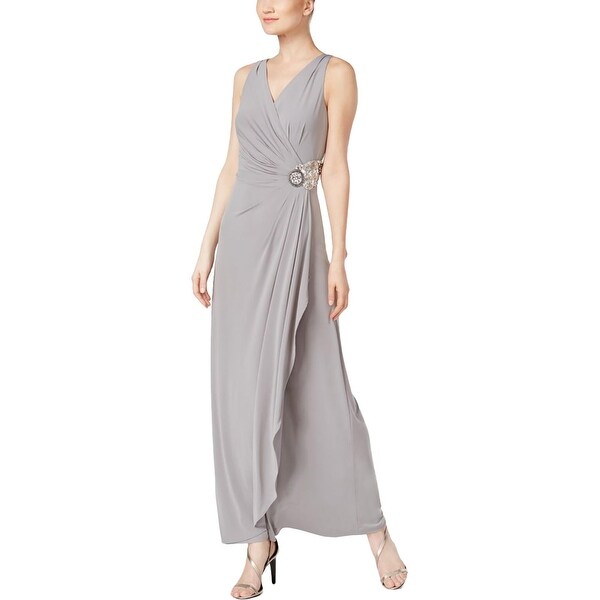 Shop Calvin Klein Womens Evening Dress Embellished Pleated - Free Shipping On Orders Over $45 ...
