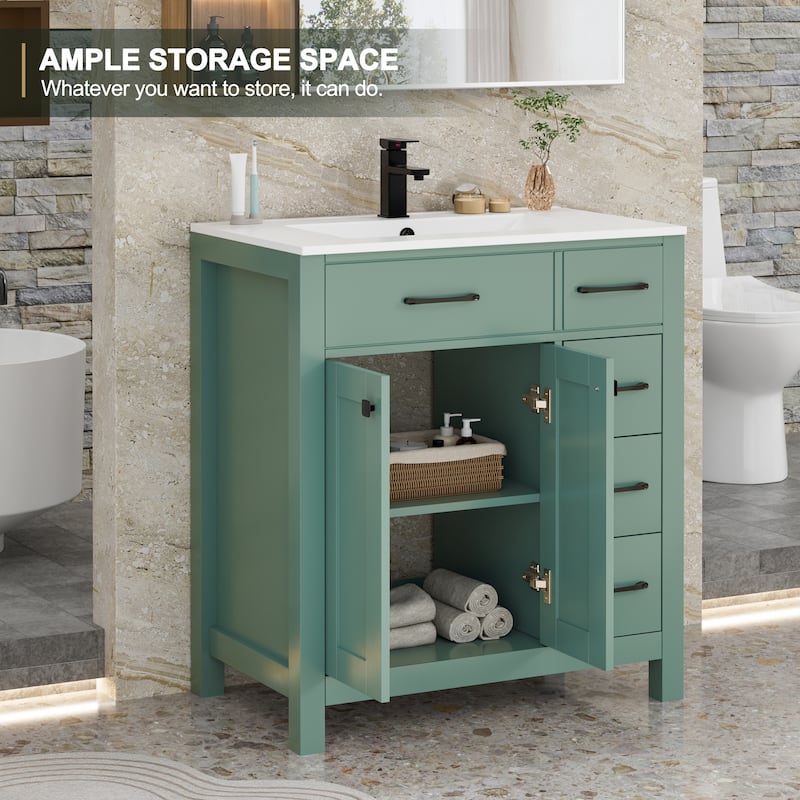 Sink Bathroom Vanity with Counter top Set