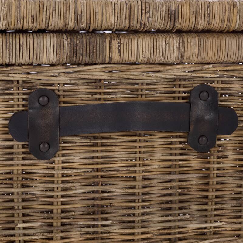 SAFAVIEH Home Sanaki Storage Bin - 24"W x 18"D x 15"H