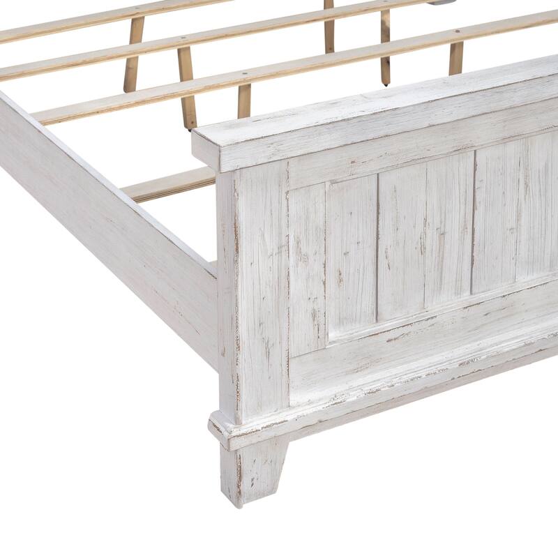 Liberty Furniture River Place Panel Bed, Dresser & Mirror, Chest, Night Stand - King, Queen