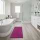 preview thumbnail 25 of 43, 58x24-Inch Bathroom Runner with Non-Slip Backing - Absorbent High-Pile Chenille Memory Foam Bathroom Rug by Windsor Home
