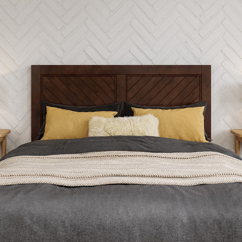 AFI Canyon Wood Headboard with Attachable Charger