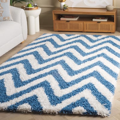 SAFAVIEH Handmade Kanesha Shag Karien Rug