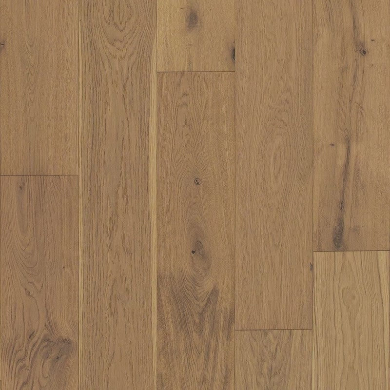 Shaw SW753 Utmost 8" Wide Wire Brushed Engineered White Oak Hardwood - Endeavor
