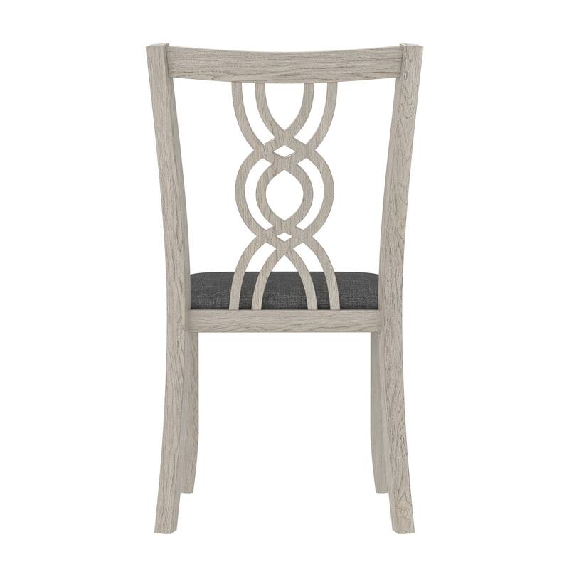 Javlergo Modern Solid Wood Dining Chairs with Upholstered Seat