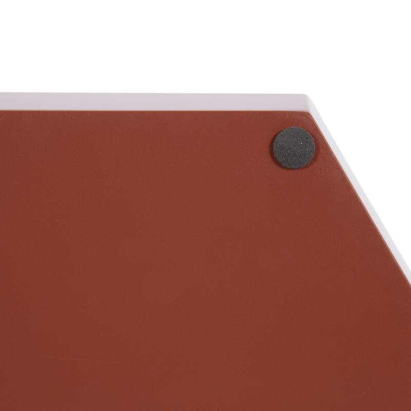 Kate and Laurel Lipton Hexagon Decorative Tray - 18x18