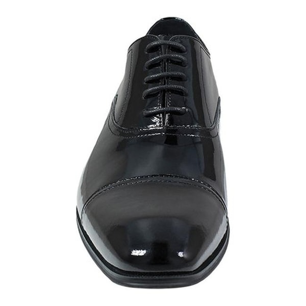 patent leather cap toe oxford