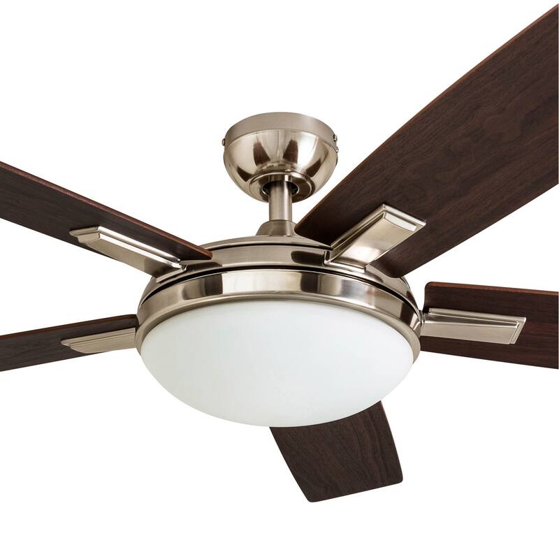 Copper Grove Garff 52-inch Brushed Nickel Ceiling Fan with Remote