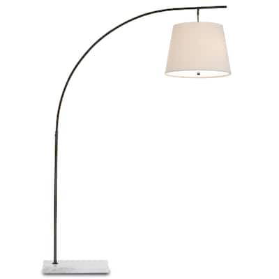 Currey & Company Cloister Medium Bronze Floor Lamp - 70"h x 17"w x 46"d