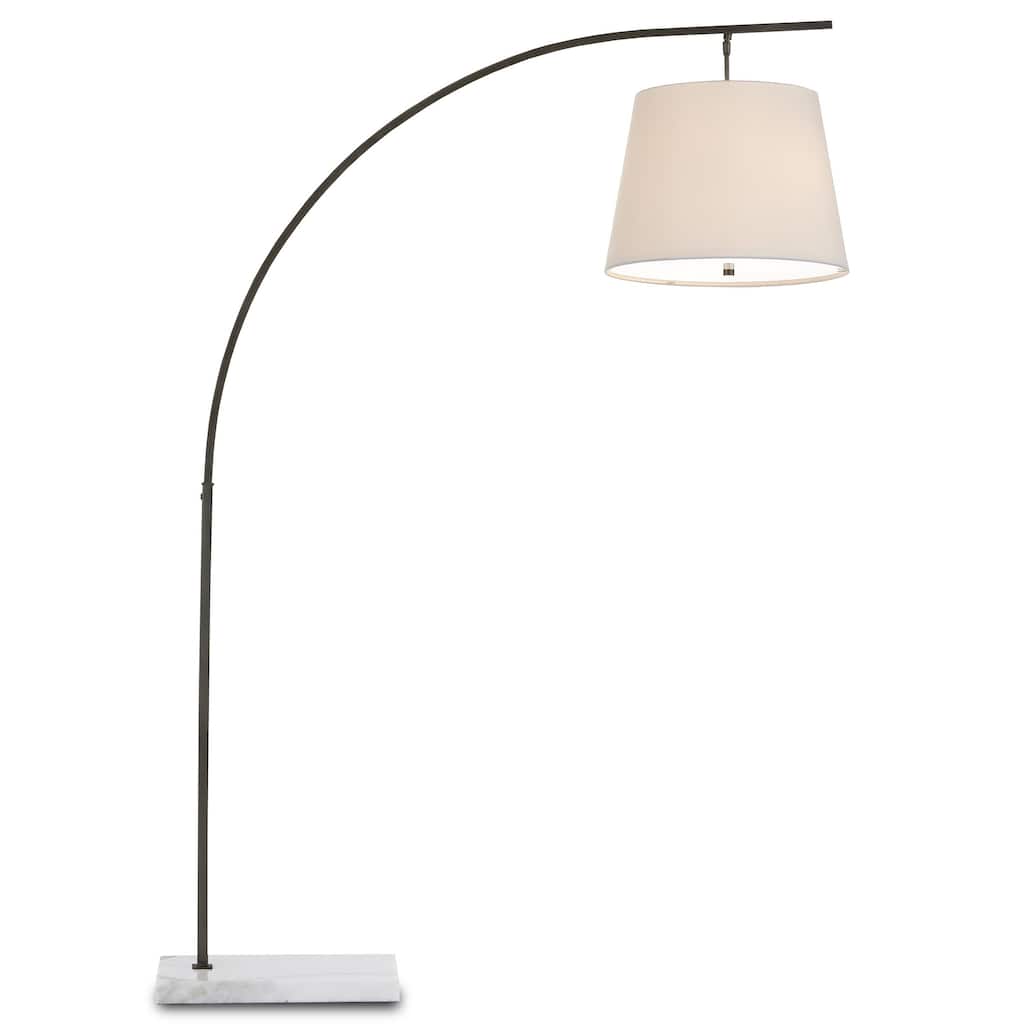 Currey & Company Cloister Medium Bronze Floor Lamp - 70"h x 17"w x 46"d