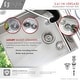 preview thumbnail 16 of 25, STYLISH 30 inch Stainless Steel 16G Workstation Undermount Kitchen Sink - Brushed Stainless Steel - 30" x 19" x 10"