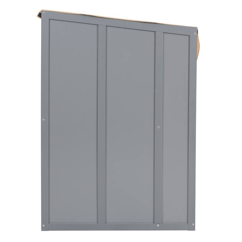 Twin size House Bed with Two Drawers and Wardrobe