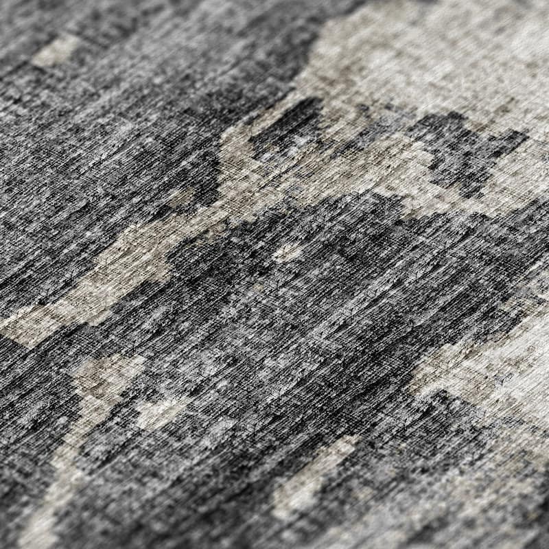 Indoor/ Outdoor Accord Modern Waves Washable Rug New
