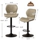 preview thumbnail 10 of 27, HOMYKA Swivel Adjustable Height Stool Set of 4