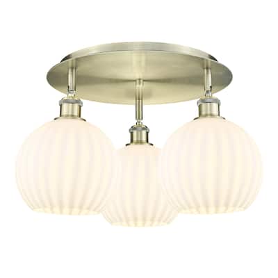 Innovations Lighting 516-3C-11-20-White Venetian-Indoor Ceiling