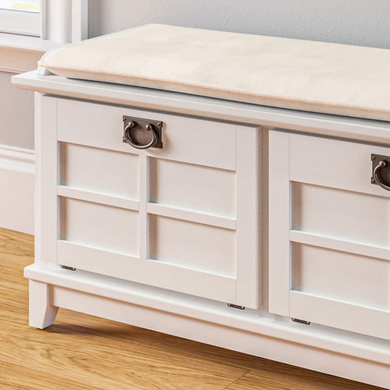 The Gray Barn Old Stone Upholstered Storage Bench