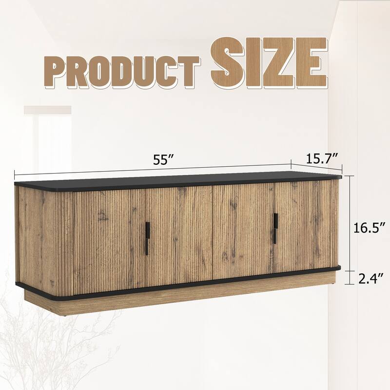 Multi-functional MDF Sideboard for Modern Homes
