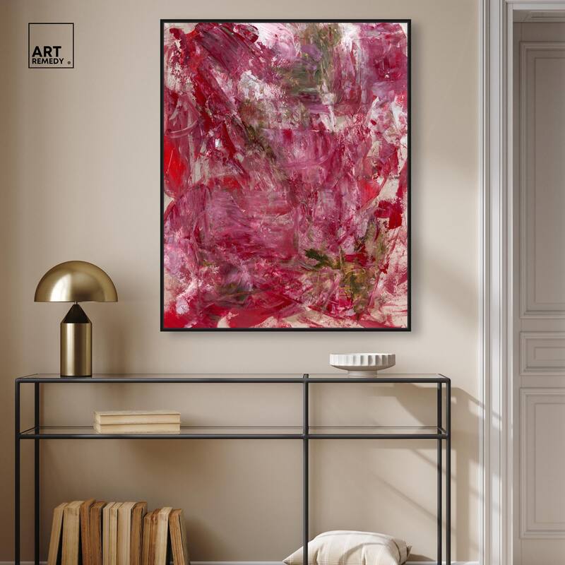 Shades of Red III Canvas by Art Remedy