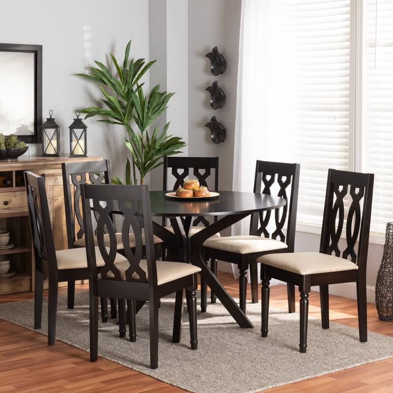 Callie Modern and Contemporary 7-Piece Dining Set