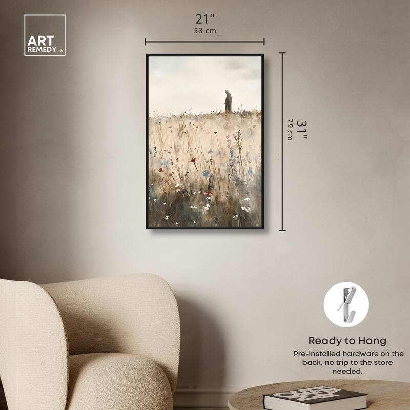 Ambling Monk Canvas by Art Remedy