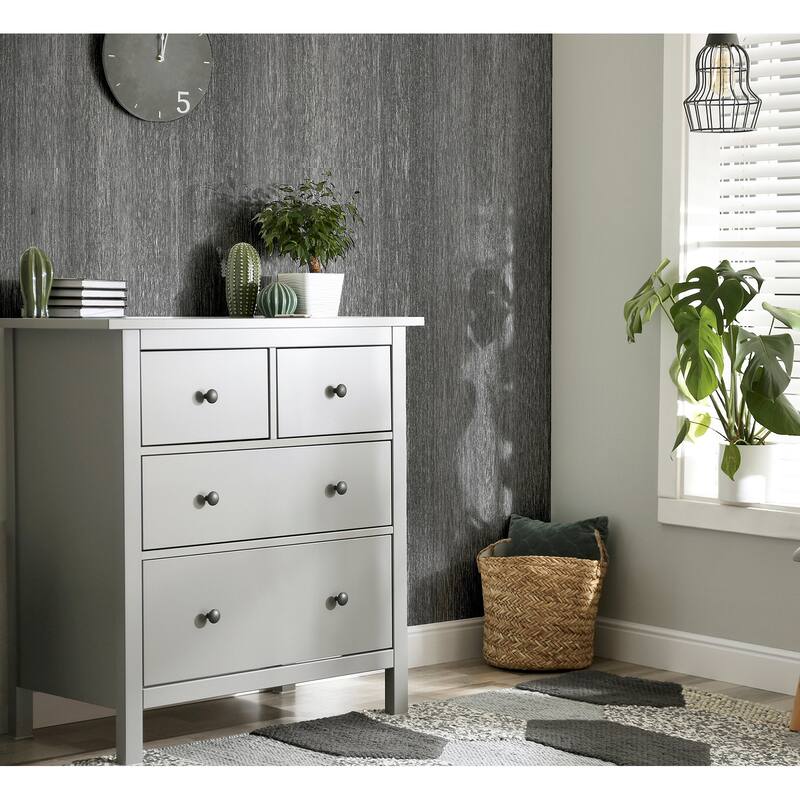 Arthouse Ephraim Charcoal Radiance Plain Wallpaper