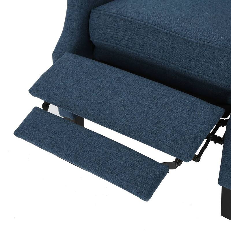 Traditional Fabric Recliner Chairs with Studded Border by Christopher Knight Home