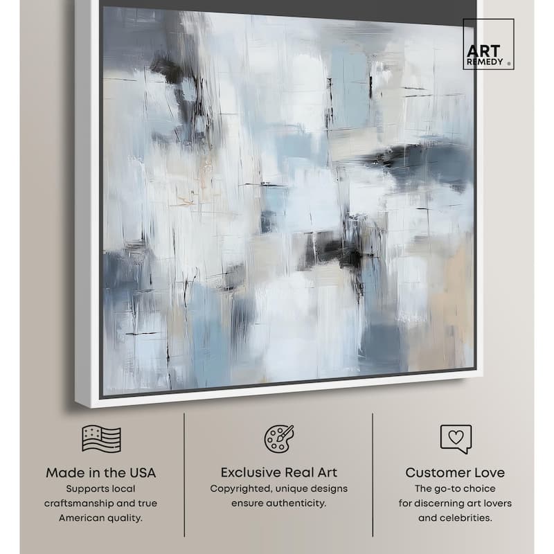 Blue Yonder Canvas by Art Remedy