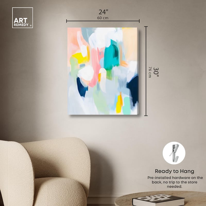 Layered Lush III Canvas by Art Remedy, Gallery Wrapped