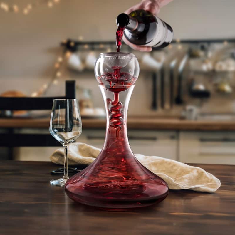 Final Touch Twister Glass Aerator and Decanter Set - 25.4 oz