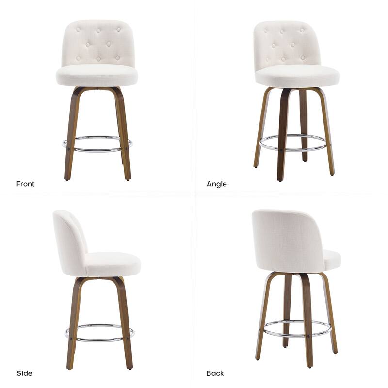 26"/29" Swivel Bar Stools/ Counter Stool with Bentwood Legs