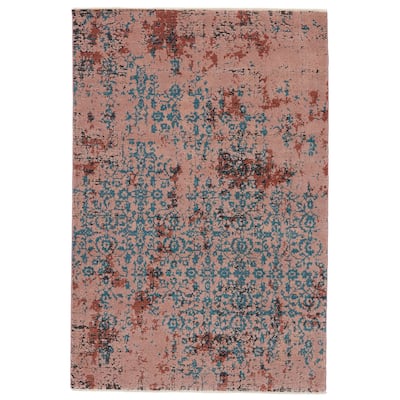 Zea Trellis Pink/ Teal Area Rug