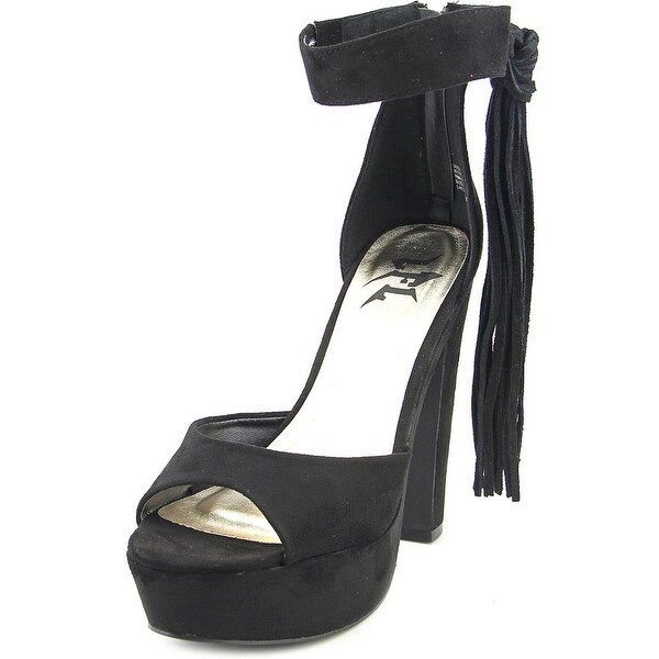 LFL Wyld Women Open Toe Leather Platform Heel